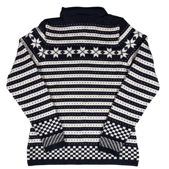 Dale of Norway Cardigan Knit Sweater Women's XS Wool Button Up Nordic Snowflake - Picture 4 of 12